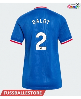 Günstige Manchester United Diogo Dalot #2 Auswärtstrikot Damen 2026-27 Kurzarm